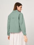 LADIES` OUTER JACKET - κιτρινο πρασινο - SINSAY - small3