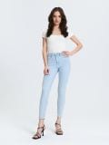 Kavbojke mid rise skinny - modra - SINSAY - small4
