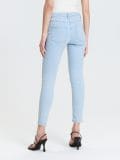 Kavbojke mid rise skinny - modra - SINSAY - small5