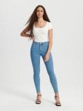 Normál derekú skinny farmer - kék - SINSAY - small22