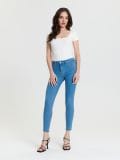 Normál derekú skinny farmer - kék - SINSAY - small17