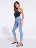 Normál derekú skinny farmer - kék - SINSAY - small9