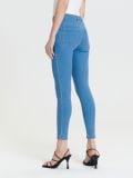 Normál derekú skinny farmer - kék - SINSAY - small16