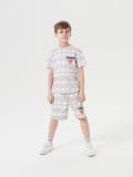 Kratke hlače tie-dye Superman - krema - SINSAY - small4
