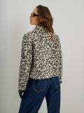 Kurtka w panterkę z kołnierzykiem - wielobarwny - SINSAY - small3