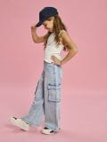Джинси wide leg - синій - SINSAY - small5
