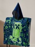 Kapuutsiga rätik Minecraft - tumesinine - SINSAY - small1