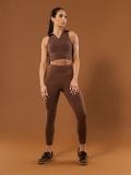 Športni top - rjava - SINSAY - small5
