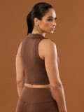 Športni top - rjava - SINSAY - small2