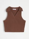 Športni top - rjava - SINSAY - small3