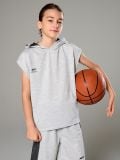 Ζέρσεϊ σετ ACTIVE - ανοιχτό γκρι - SINSAY - small3