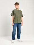 Футболка з короткими рукавами - хакі - SINSAY - small2
