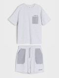 Komplet trenirke - svetlo siva - SINSAY - small2