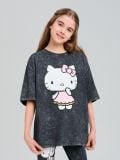 Koszulka Hello Kitty - czarny - SINSAY - small1