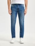 Джинси slim - темно-синій - SINSAY - small4