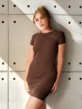 Мінісукня - золотисто-коричневий - SINSAY - small5