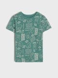 Set de 2 tricouri - albastru-verzui - SINSAY - small4
