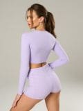 Crop top - μοβ - SINSAY - small2