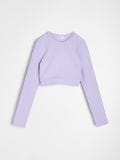 Crop top - μοβ - SINSAY - small4