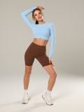 Crop top - svetlo modra - SINSAY - small5