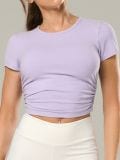 Crop top - vijolična - SINSAY - small1