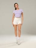 Crop top - vijolična - SINSAY - small3