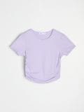 Crop top - vijolična - SINSAY - small4