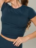 Crop top - mornarica - SINSAY - small1
