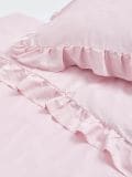 Posteljina od satena - roze - SINSAY - small2