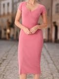 Prilagođena midi haljina - lila - SINSAY - small5