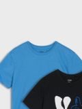 Majica - 2 komada - crno - SINSAY - small12