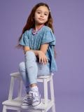Helanke s cvjetnim uzorkom - svijetlo plava - SINSAY - small7