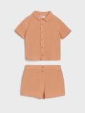 Komplet iz muslin bombaža - copper - SINSAY - small1