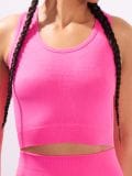 Športni top - pastelno roza - SINSAY - small1