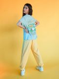 Tricou de damă - albastru-pal - SINSAY - small1