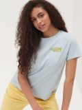 Tricou de damă - albastru-pal - SINSAY - small6