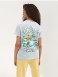 Tricou de damă - albastru-pal - SINSAY - small7