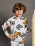 Pulover s kapuco - svetlo siva - SINSAY - small3
