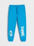 Трикотажні штани The Smurfs - синій - SINSAY - small3
