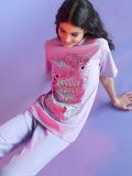 Tricou de damă - lavand - SINSAY - small2