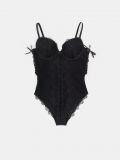 Krajkové body - černá - SINSAY - small1