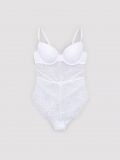 Koronkowe body - biały - SINSAY - small3