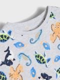 Футболка з короткими рукавами - сірий - SINSAY - small4