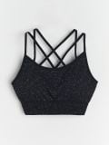 Športni top - črna - SINSAY - small4