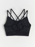 Športni top - črna - SINSAY - small3