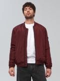 Bomber-jakk - tumepunane - SINSAY - small4