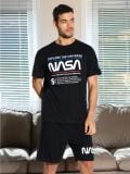 Dvodijelna pidžama NASA - crno - SINSAY - small1