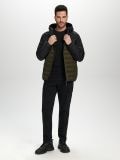 Puffer jope kapuutsiga - tolmroheline - SINSAY - small4
