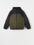 Puffer jope kapuutsiga - tolmroheline - SINSAY - small2