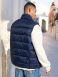 Tepitud vest - tumesinine - SINSAY - small2